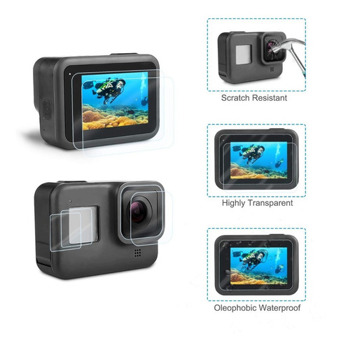 Imagen 4 de 9 de Kit De Accesorios Para Camara Gopro Hero 8 Black