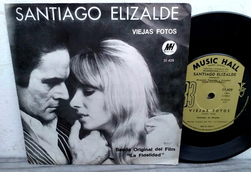 Santiago Elizalde - Viejas Fotos - Simple Vinilo 1970 Bso