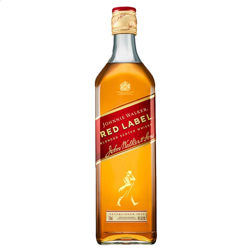 Whisky Johnny Walker Red Label 1000ml 1 Litro Jw J.w. Rojo 