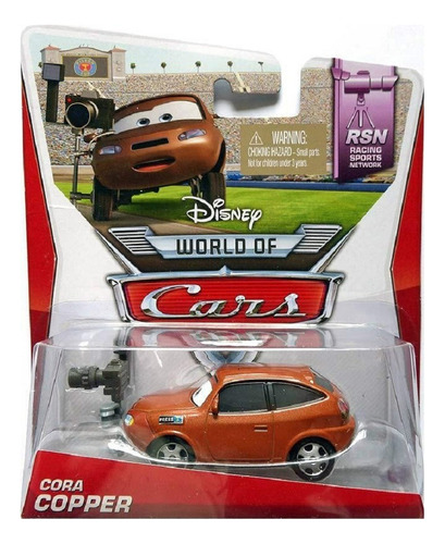 Disney Cars 2 Cora Cooper Reporter Tenho + 300 Md Cars Cor Marrom