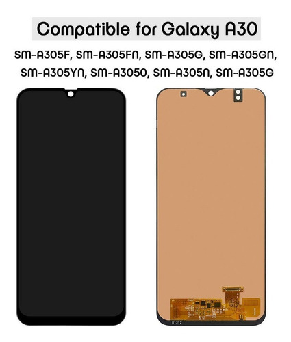 Imagen 3 de 10 de Pantalla A30 Compatible Con Samsung A30/a50+kit+pegamento