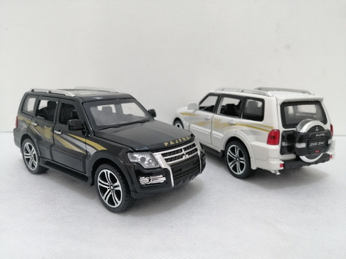 Set Duo Mitsubishi Pajero, Escala 1/30, Luces Y Sonido. 