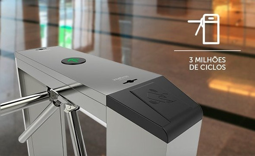 Catraca Balcão Inox Cab 3000 Bidirecionalcom Facial Ss3540