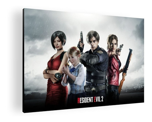 Cuadro Decorativo Moderno Mural Resident Evil 2 118x84 Mdf