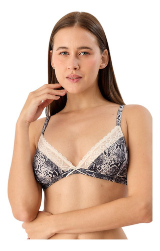 Corpiño Sin Aro Triángulo Sweet Lady Sauvage 236-127