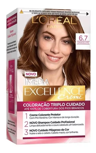 Tonalizante Richesse 7/0 80gr + Revelador 9 Vol. 120ml Loréal em