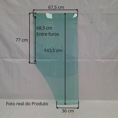 Porta Direita Fixa Trator John Deere 6110, 6125, 6415, 6615