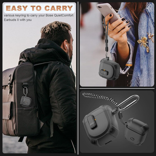 Funda Para Bose Quietcomfort Earbuds Ii And Ultra