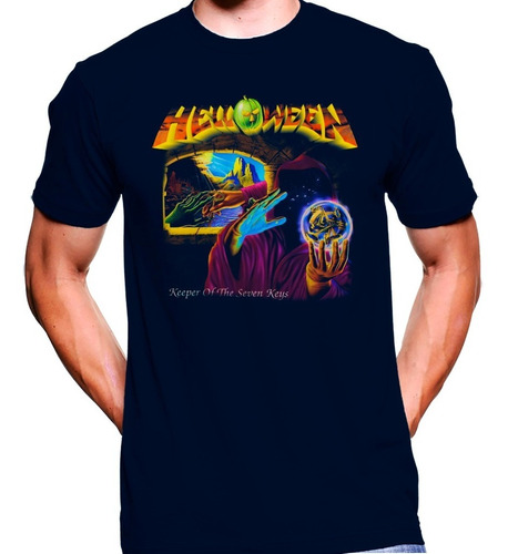 Camiseta Premium Rock Estampada Helloween 01