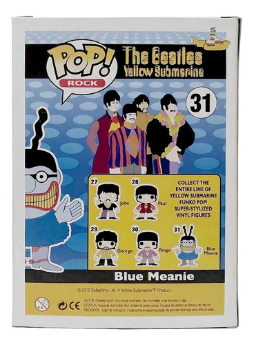 Funko Pop! Rock The Beatles Yellow Submarine Blue Meanie #31