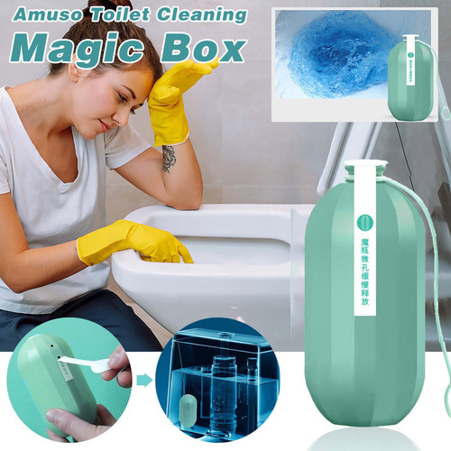 Cleaner Urine Scale Fresh Blue Bubble Toilet Bowl Toilet Box
