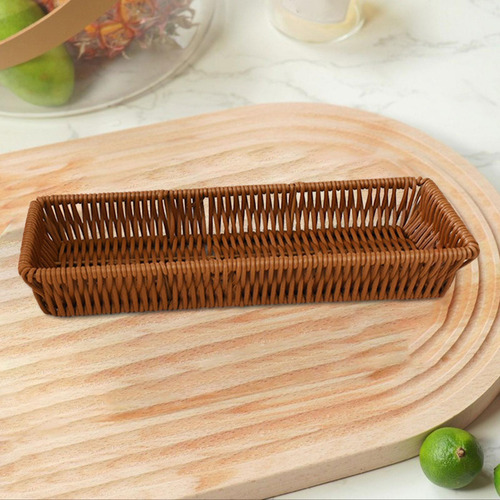 3 Cesta De Mimbre Tejida, Cesta De Mimbre Para Rectangular