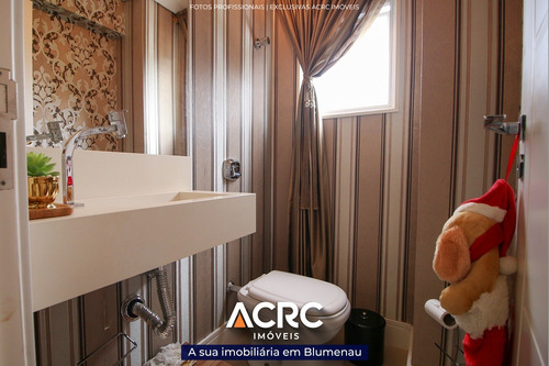 Imagem 9 de 19 de Acrc Imóveis - Apartamento Duplex Semimobiliado Com Ar Condicionado Para Venda No Bairro Ponta Aguda - Ap04019 - 68876497