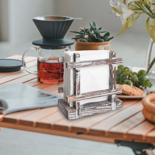 6 Dispensador De Servilletas De Papel Para Mesa De Comedor