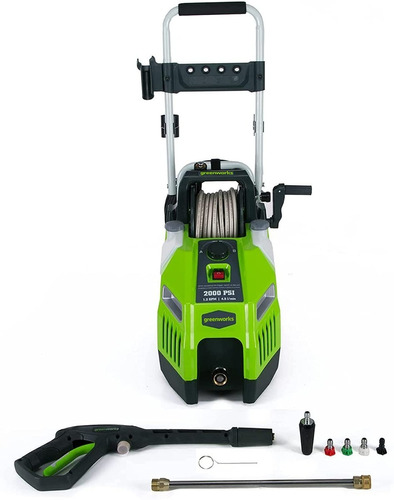 Greenworks Gpw2001 Hidrolavadora Electrica 2000 Psi 1.2 Gpm