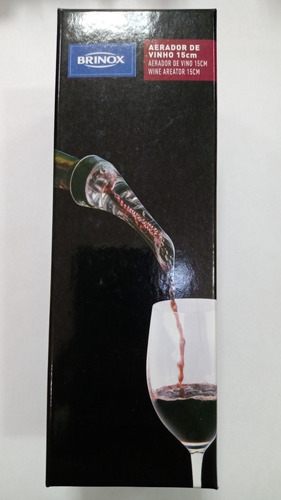 Aerador Decanter Instantânio De Vinho Bico Dosador Brinox