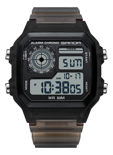 Reloj Electrónico Sanda Sport Con Cronógrafo Y Fecha 6133