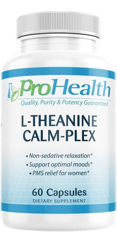 L-theanine Calm-plex Con Gaba Y 5-htp (suntheanine) (100 Mg.