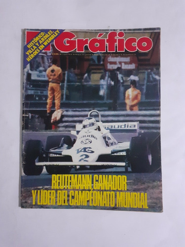 El Gráfico 3215 Formula 1 Reutemann, Banfield 2 Chicago 2