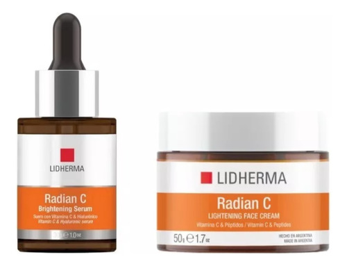 Lidherma Serum + Crema Radian C  Antioxidante Vitamina C