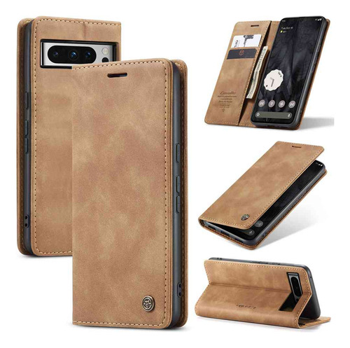Funda De Piel Sintética Con Ventana Abatible Para Google Pixel 6 6a 7 7a 8 8a 9 9a 10 10 Pro Xl