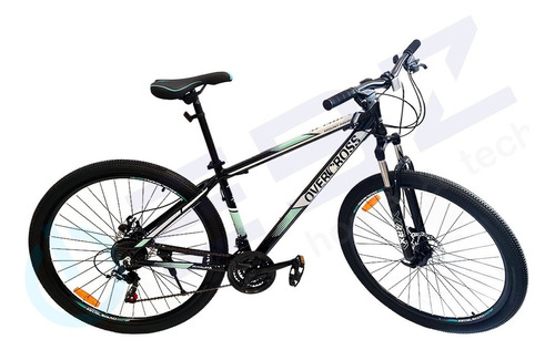 Bicicleta Mtb Overcross Rodado 29 Aluminio 21 Vel Ebz Color Verde