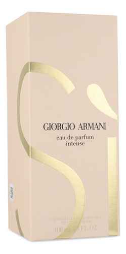 Giorgio Armani Si Intense Refillable 100ml Edp Spray - Dama