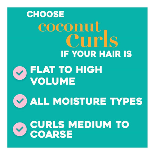 Ogx Locking + Coconut Curls Air Dry Cream, No Parabens, 6 Oz