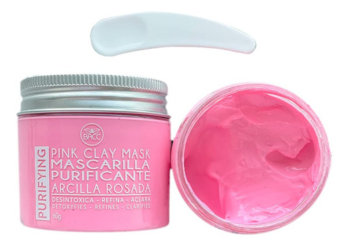 Mascarilla Facial Arcilla Rosada Desintoxicante Piel Unisex