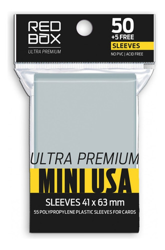Folio Protector Ultra Premium Mini Usa (41 X 63) - 55 Unidad
