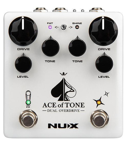 Pedal De Efeito Nux Ace Of Tone Dual Overdrive