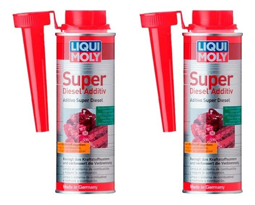 Super Diesel Additive Liqui Moly Limpiador Inyectores 2 Pzas