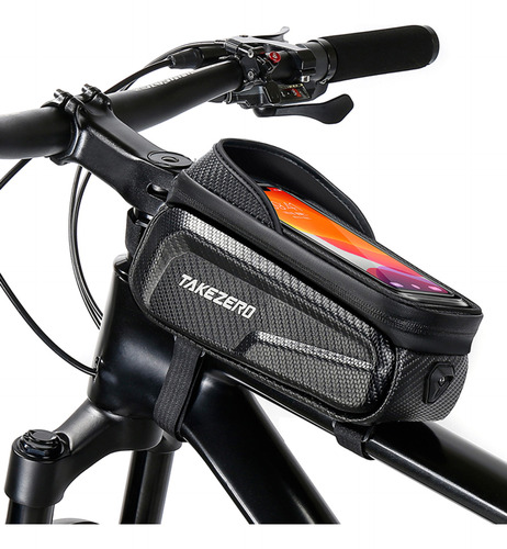 Impermeável Bicicleta Telefone Mount Bolsas Frente Quadro To