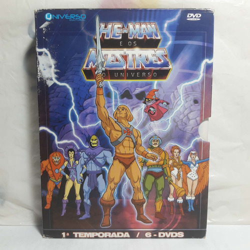 Dvd He-man E Os Mestres Do Universo 1ª Temporada Box 5 Dvd's