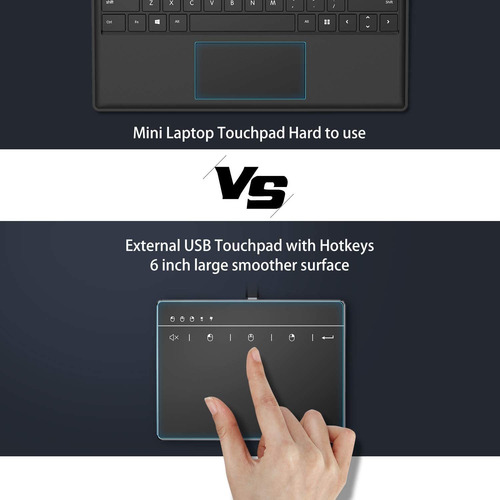 Imagen 4 de 7 de Pad Táctil Seenda, Trackpad Externo Usb, De Alta Precisión