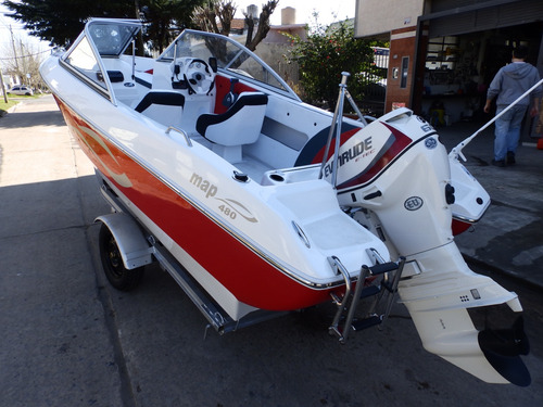 Lancha Map 480 Y 40hp Promo 3 Unidades Náutica Milione 2