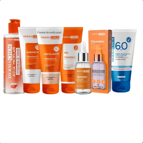 Kit Skincare Completo Vitamina C Melasma E Protetor Solar