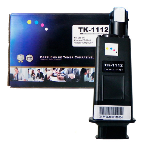 Toner Compativel Tk1112 P/ Kyocera Fs-1040 M1520h 2,5k