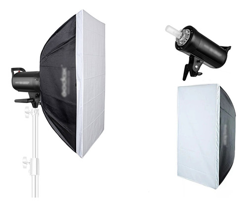 Flash De Estudio Godox Sk300ii Softbox Godox 60x90cm Bowens