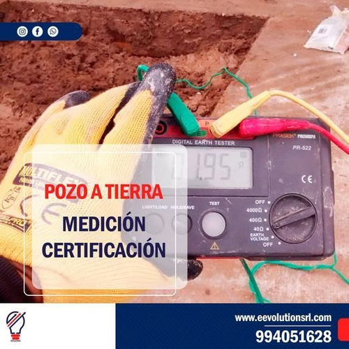 Certificado Medición Mantenimiento De Pozo A Tierra