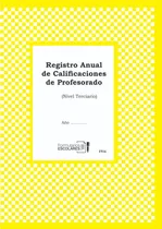 Comprar Registro Anual De Calificaciones De Profesorado - F516 -
