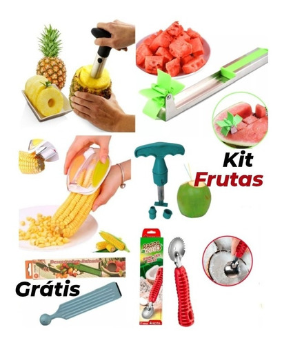 Fatiador, Cortador E Descascadores De Frutas - Kit Frutas!!!