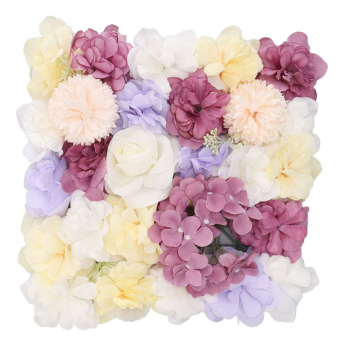 Paneles Artificiales Con Rosas De Seda Para Pared De Flores,