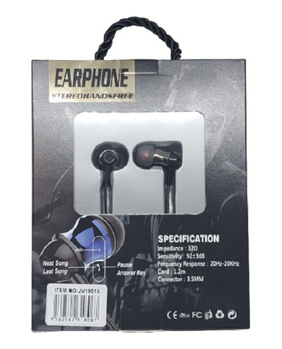 Auriculares Manos Libre Con Imán Kl-806 - Fullshop.uy