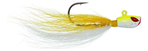 Isca Yara Killer Jig 15g Anzol 4/0 By Eduardo Monteiro Cor 15g Cor 45 Amarelo E Branco