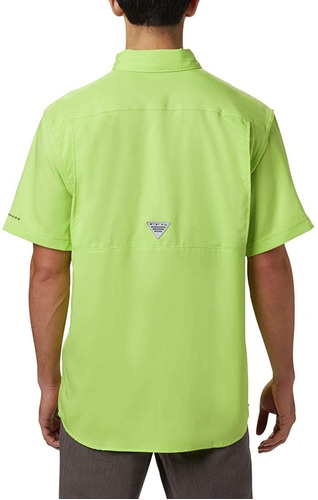 Columbia Men's Low Drag Offshore Short Sleeve Shirt Green 