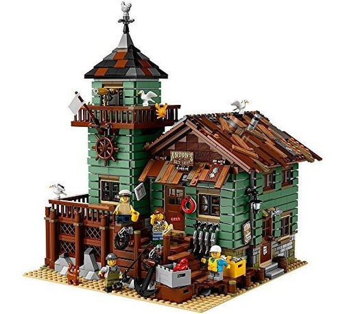 Set Construcción Lego Ideas Vieja Tienda De Pesca 21310