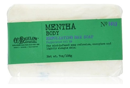 Co. Bigelow Mentha Body Exfoliating Bar Soap 7.0 Oz