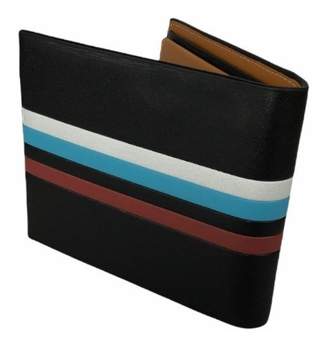 Imagen 5 de 7 de Cartera Caballero Bogesi Original Lujo Tarjetero Piel Linea