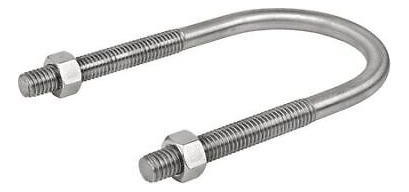 Calbrite S60700ub00 Round U-bolt, 1/4 -20, 2 1/2 In Insi Aad